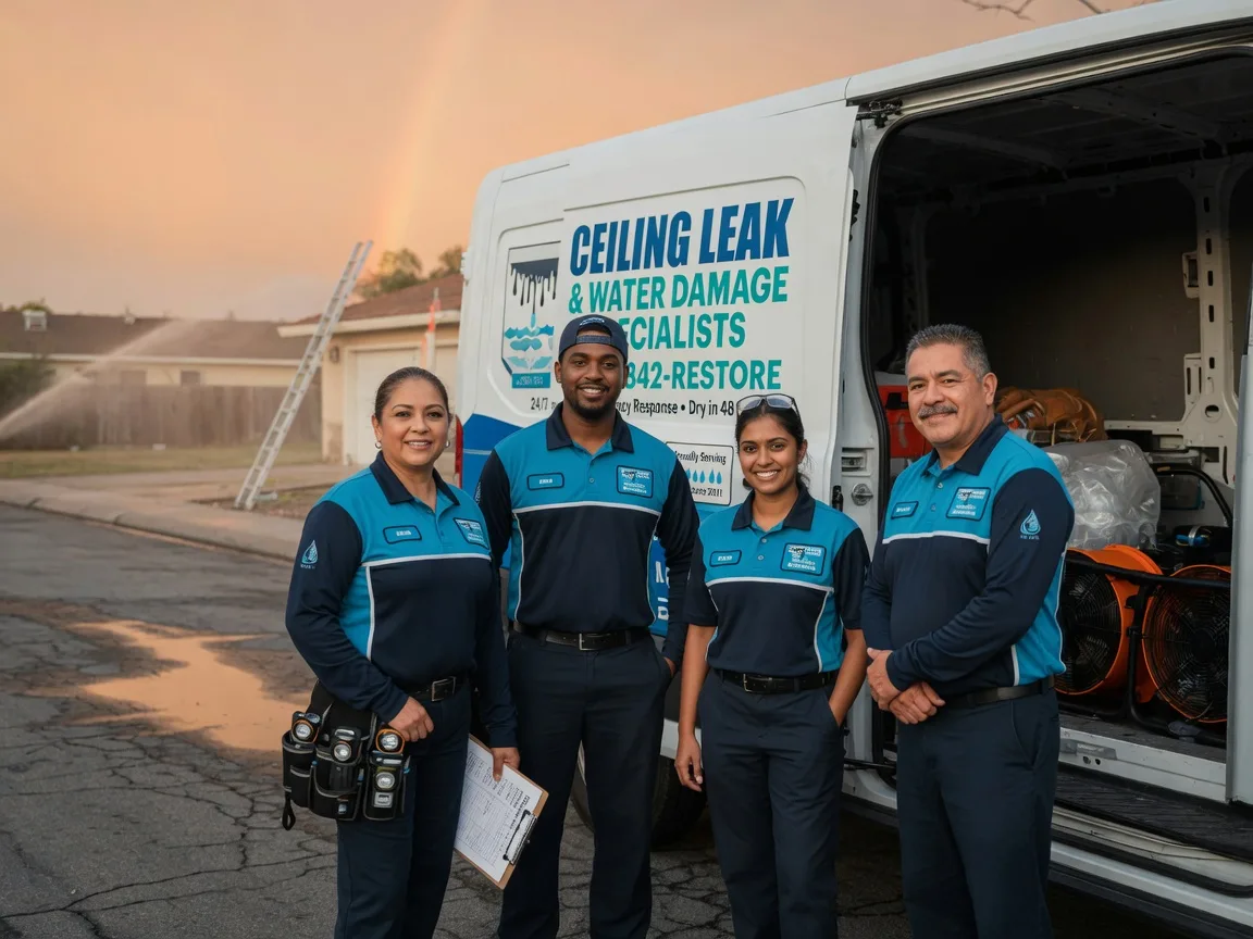 Ceiling Leak Cleanup company in Sargeant, MN